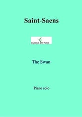 The Swan piano sheet music cover